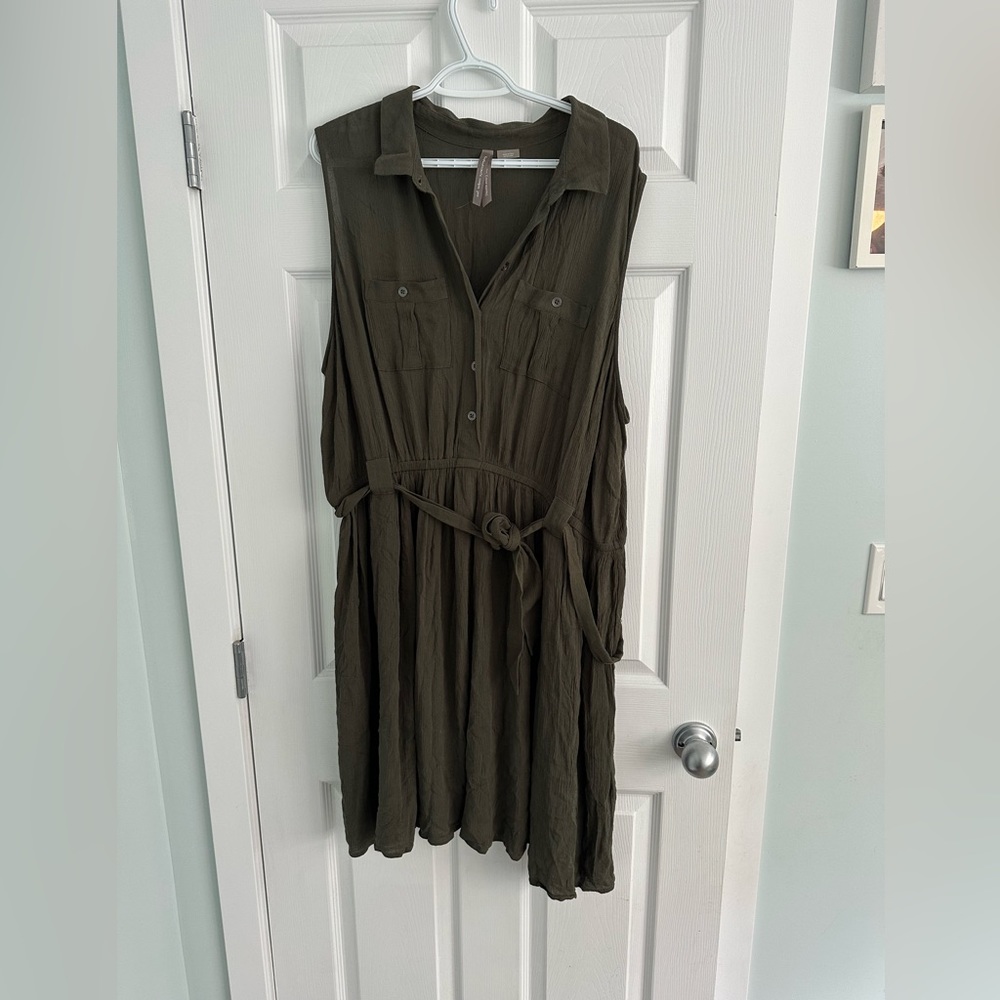 Penningtons 2x army green dress